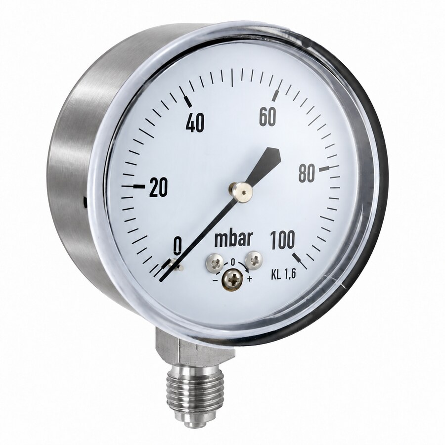 Milibarski manometar inox