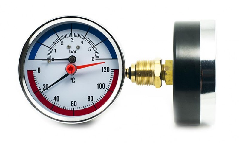 Termomanometar 0–6 bar